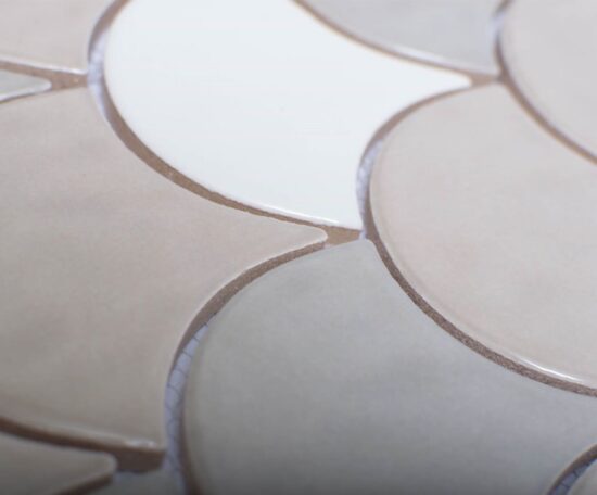 White Body Ceramic Royal Flax Fish Scale | Xana System