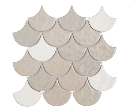 White Body Ceramic Royal Flax Fish Scale | Xana System