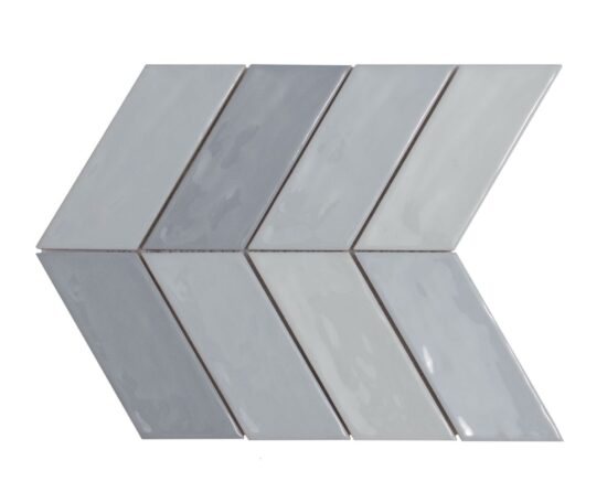 White Body Ceramic Sylvan Mist Chevron | Xana System