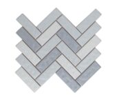 White Body Ceramic Sylvan Mist Herringbone | Xana System