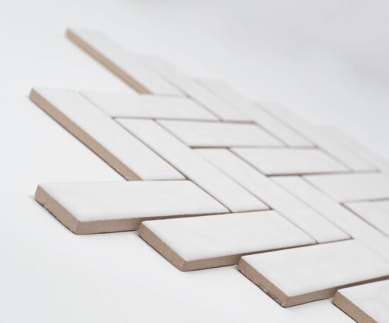 White Body Ceramic White Dove Herringbone | Xana System