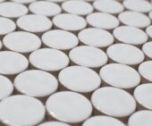 White Body Ceramic White Dove Penny Rounds | Xana System