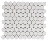 White Body Ceramic White Dove Penny Rounds | Xana System