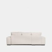 Sofá cama chaise longue izquierda de 3 plazas beige | Xana System
