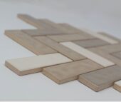 White Body Ceramic Royal Flax Herringbone | Xana System