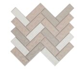 White Body Ceramic Royal Flax Herringbone | Xana System